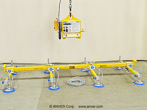 ANVER Electric Powered Remote Vacuum Generator with Eight Pad Lifting Frame